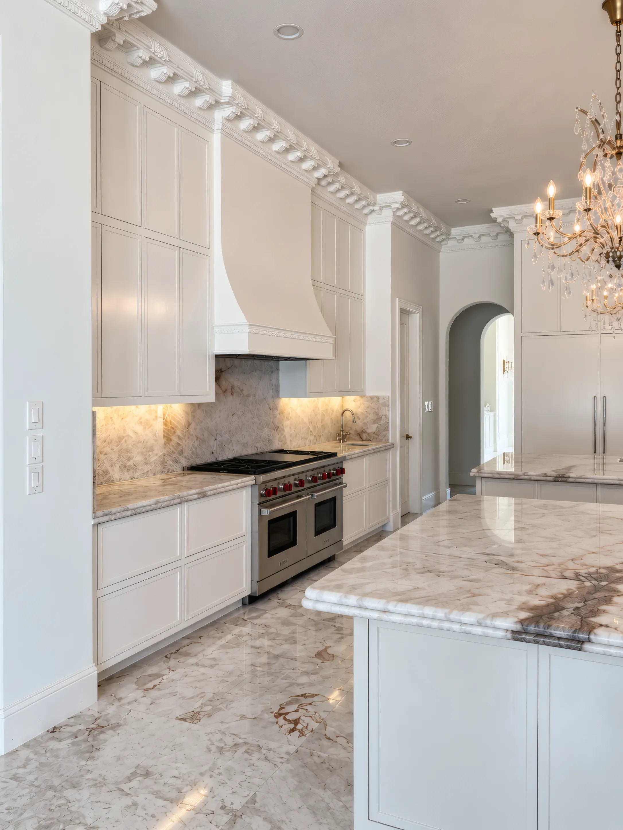 Twin Island Marble Kitchen, view 10