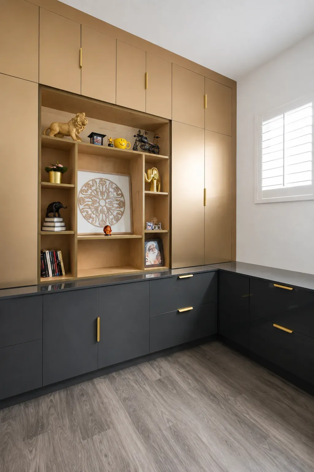 Executive Home Office Built-In, detail 2