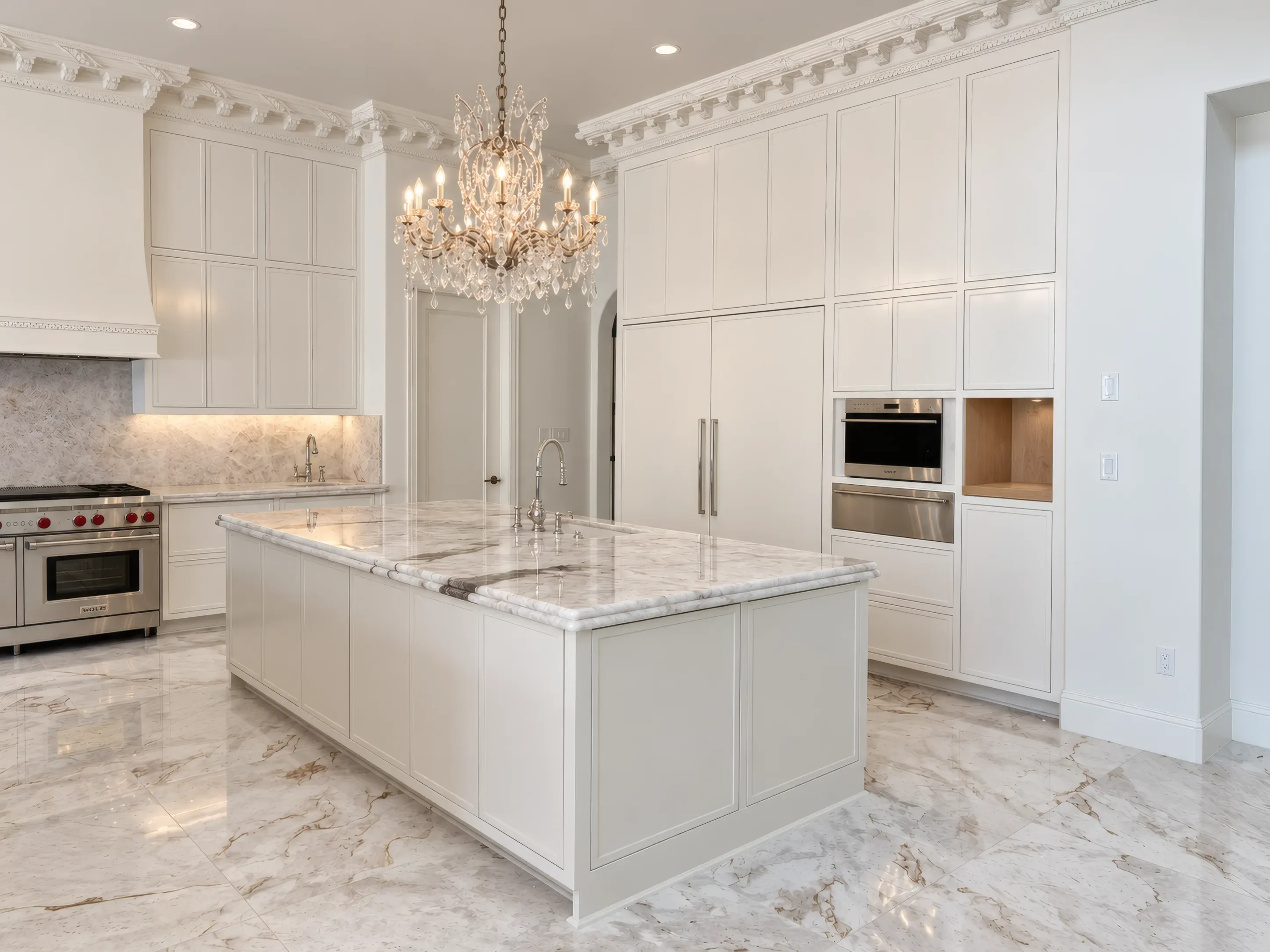 Twin Island Marble Kitchen, view 5