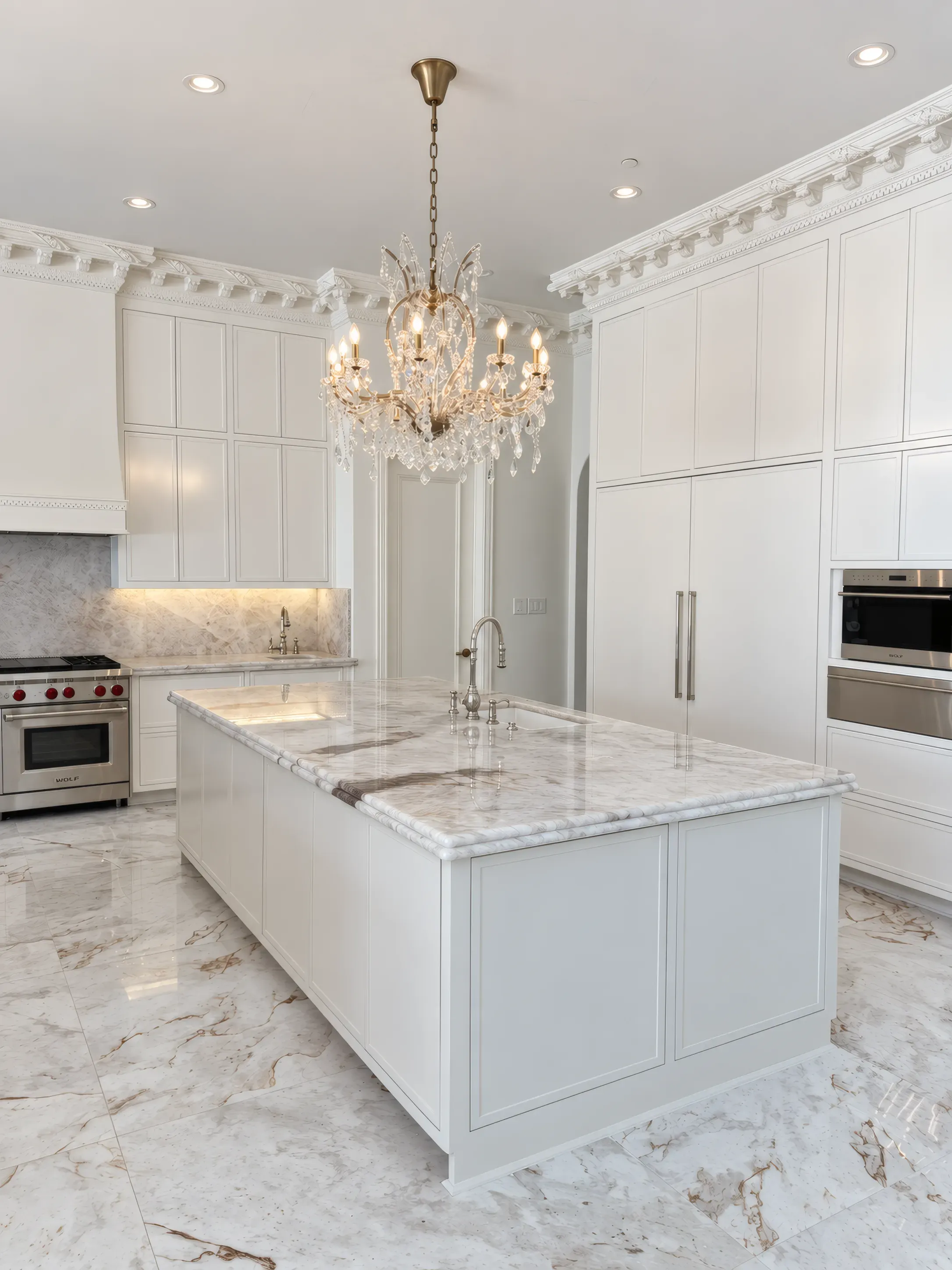Twin Island Marble Kitchen, view 6