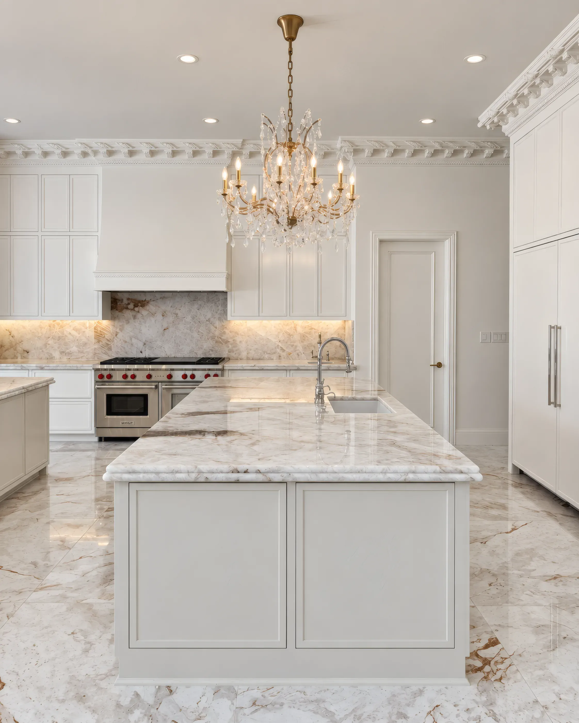 Twin Island Marble Kitchen, view 7