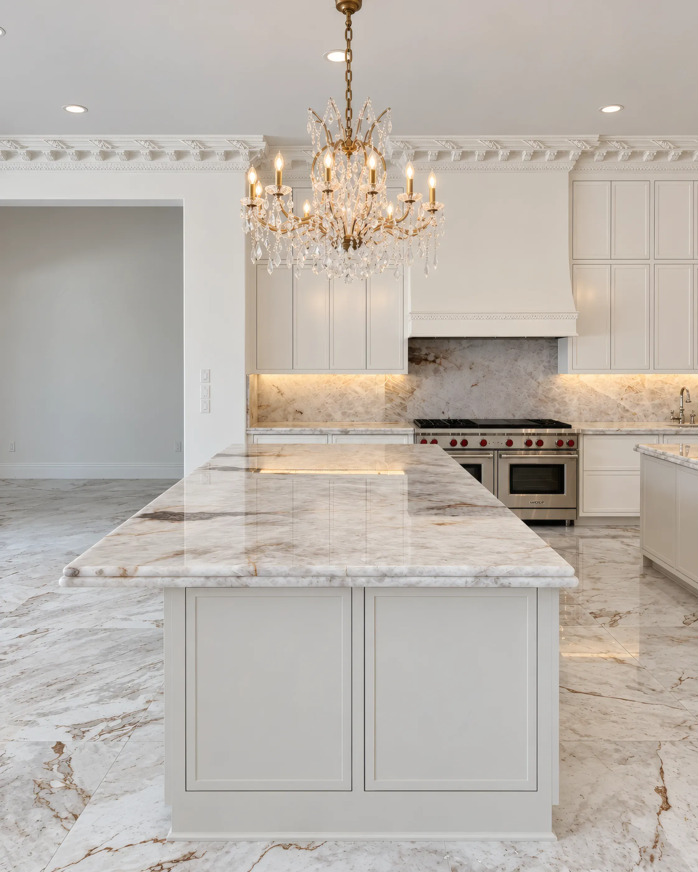 Twin Island Marble Kitchen, view 8