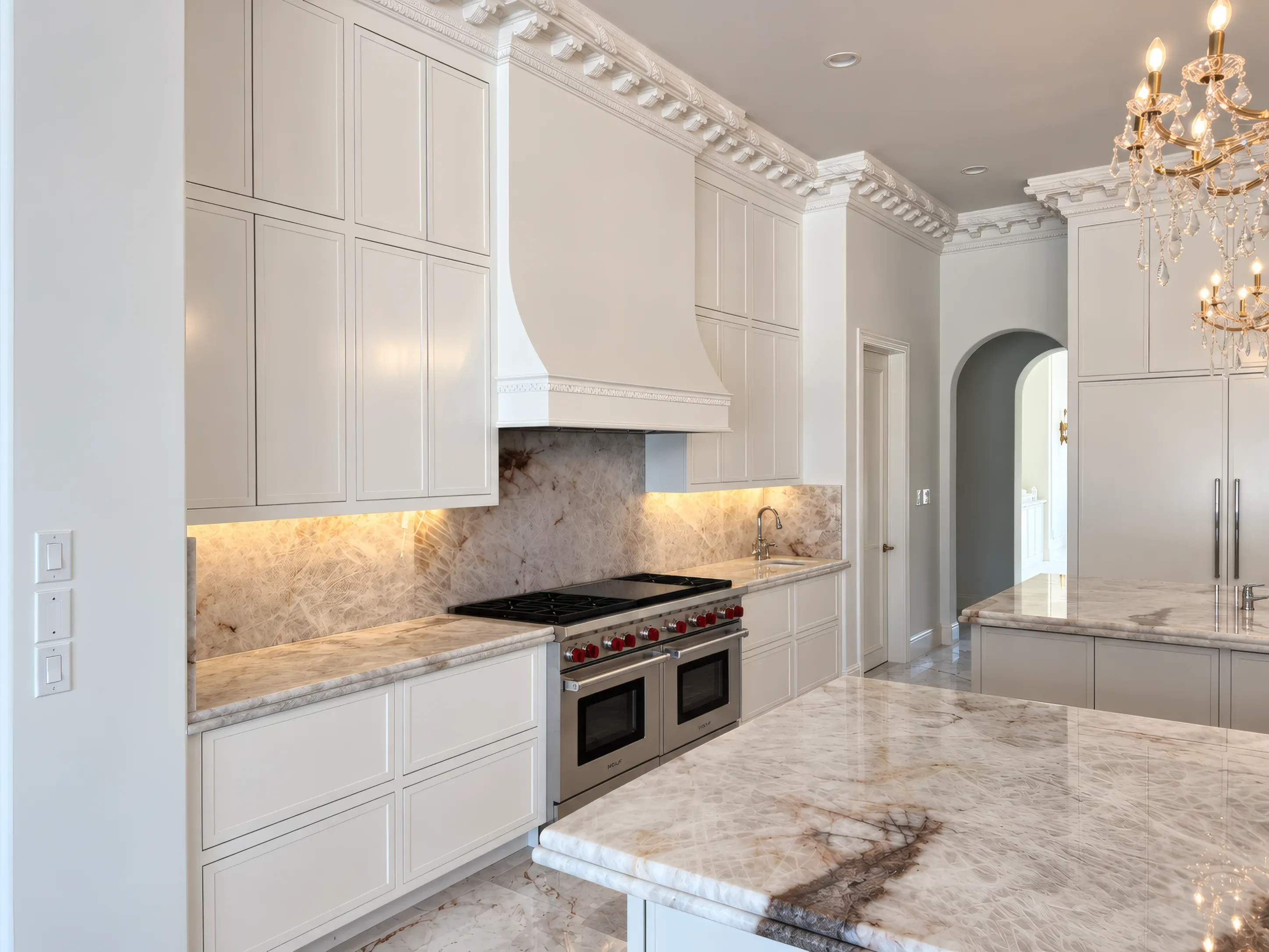 Twin Island Marble Kitchen, view 9