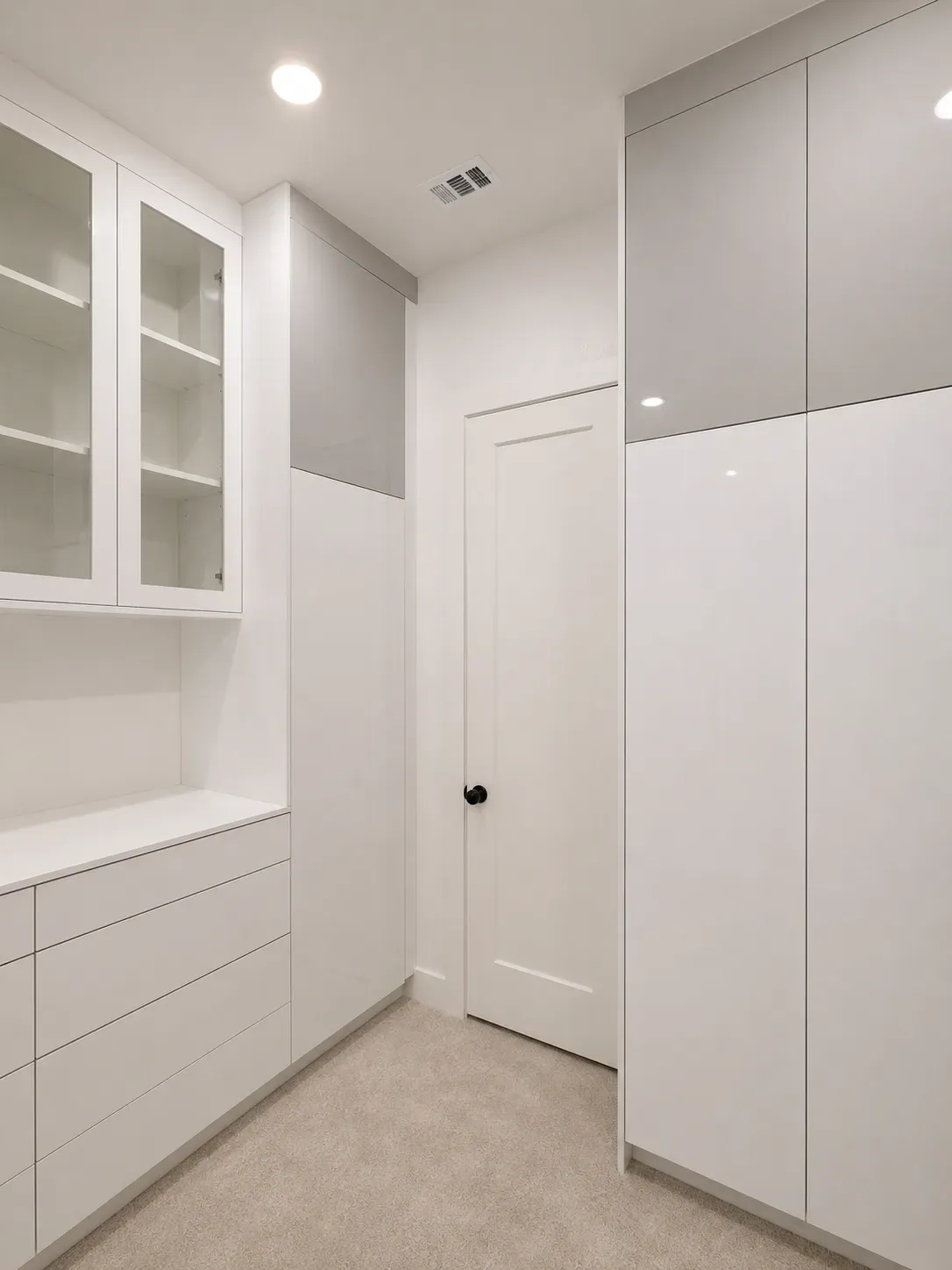 Modern High-Gloss Walk-In Closet